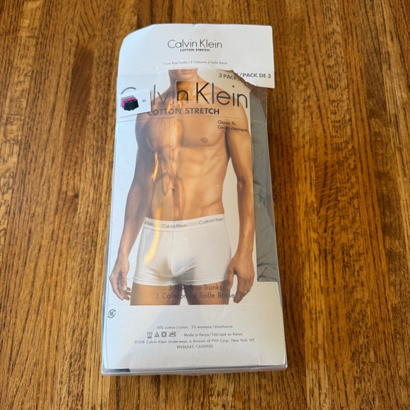 NWT Men's Calvin Klein 3-Pack Cotton Classics Boxer Briefs Set, size medium - Picture 2 of 13